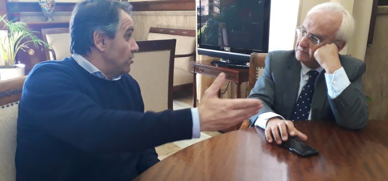 12-2-2019 Juanjo Segura y Subdelegado de Gobierno, Manuel de la Fuente