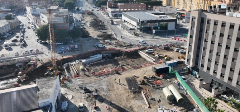 Vista aérea soterramiento