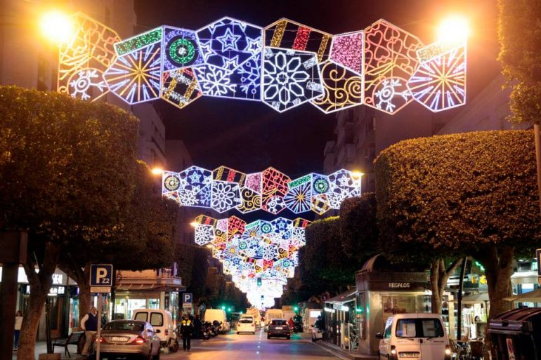 iluminación paseo almeria