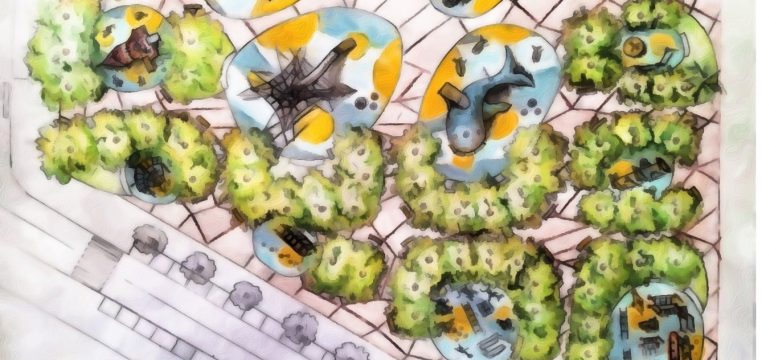 BOCETO REORDENACIÓN PARQUE LA GOLETA