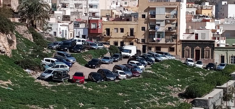 21-3-2021 Ámbito actuación aparcamiento provisional calle Antonio Vico