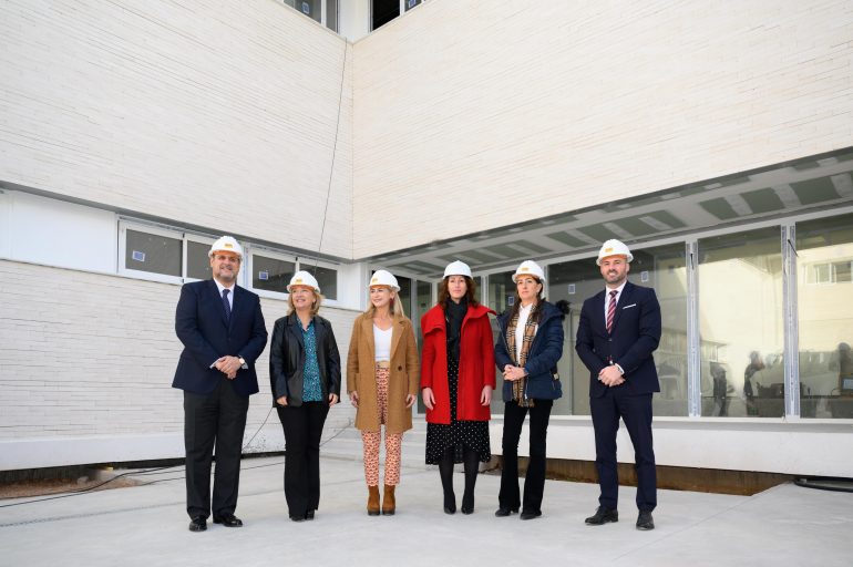 alcaldesa-visita-obras-conservatorio-danza-almeria