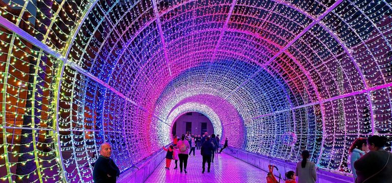 TUNEL-LUCES-NAVIDAD