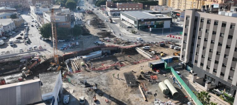 Vista aérea soterramiento